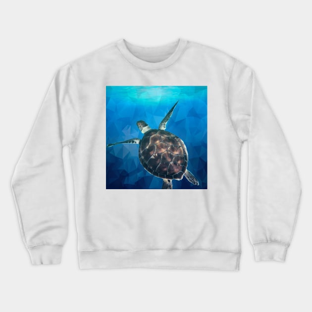 Sea Turtle Crewneck Sweatshirt by PhotoArts